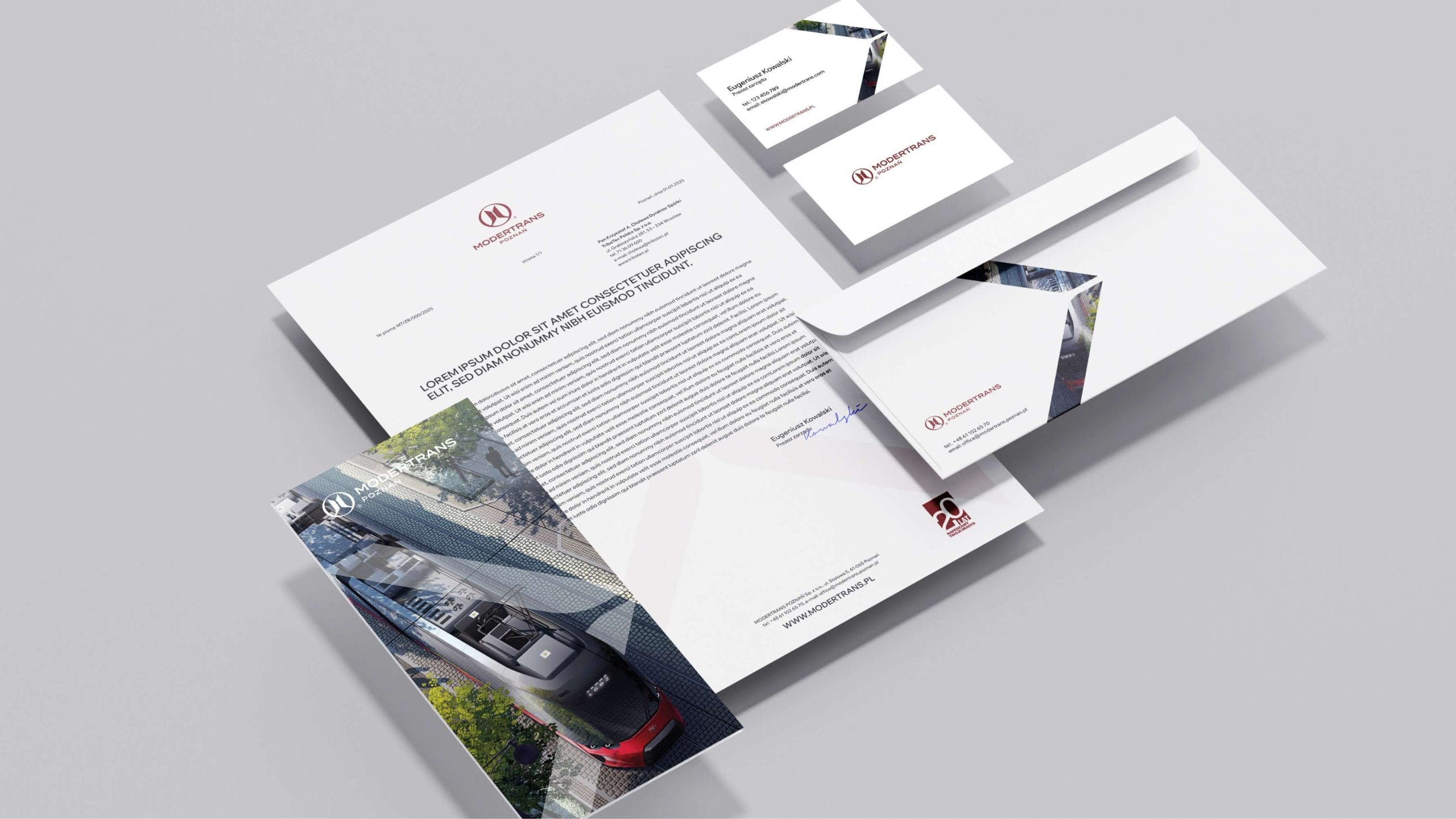 Materiały promocyjne Modertrans