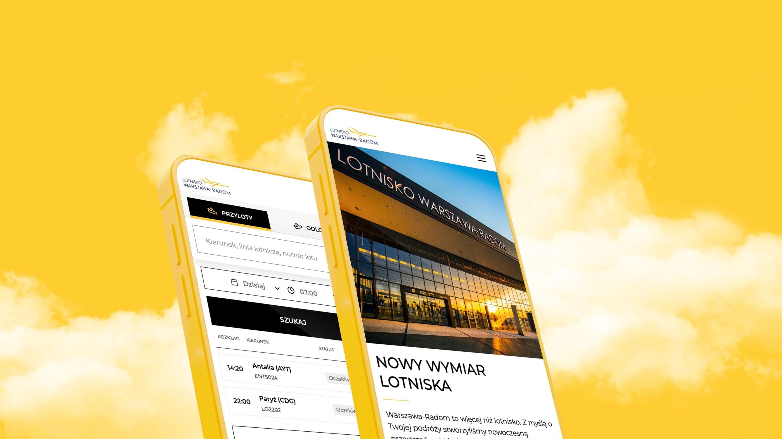 Serwis internetowy Lotniska Warszawa-Radom