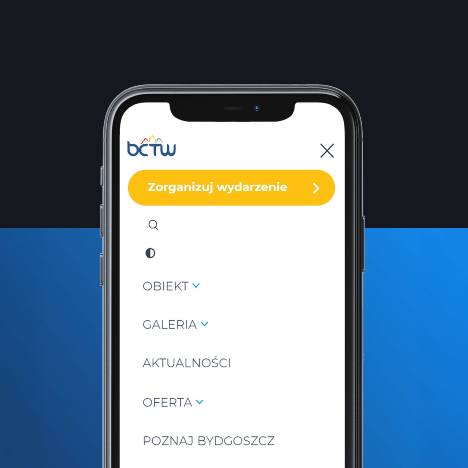 Wersja mobilna serwisu BCTW
