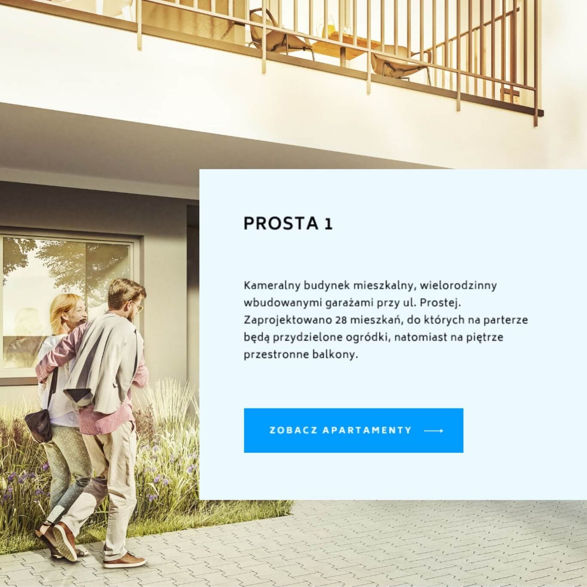 Zabiegi UX i makieta nowej strony dla dewelopera ułatwiające kontakt z klientem