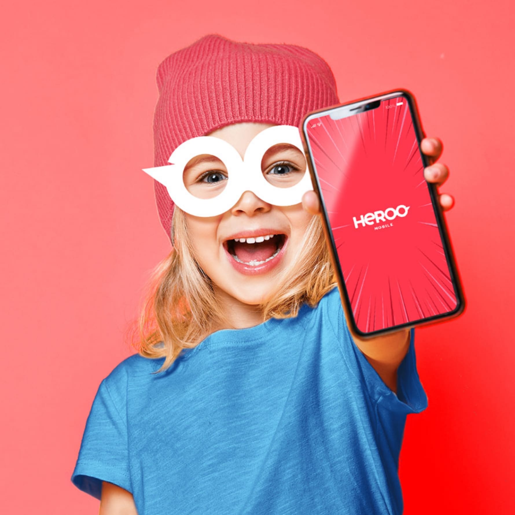Branding and visual identity for Heroo Mobile – project presentation