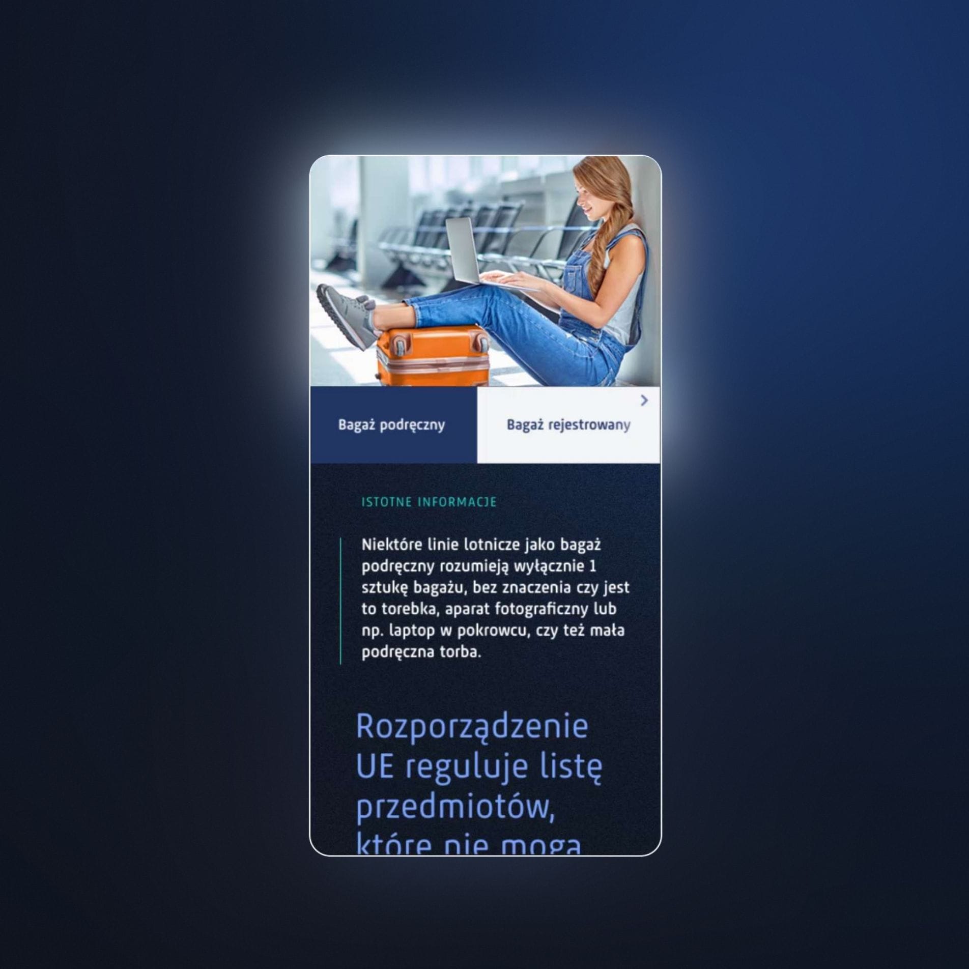 Nowoczesna strona internetowa lotniska Kraków Airport zaprojektowana zgodnie ze standardami UX