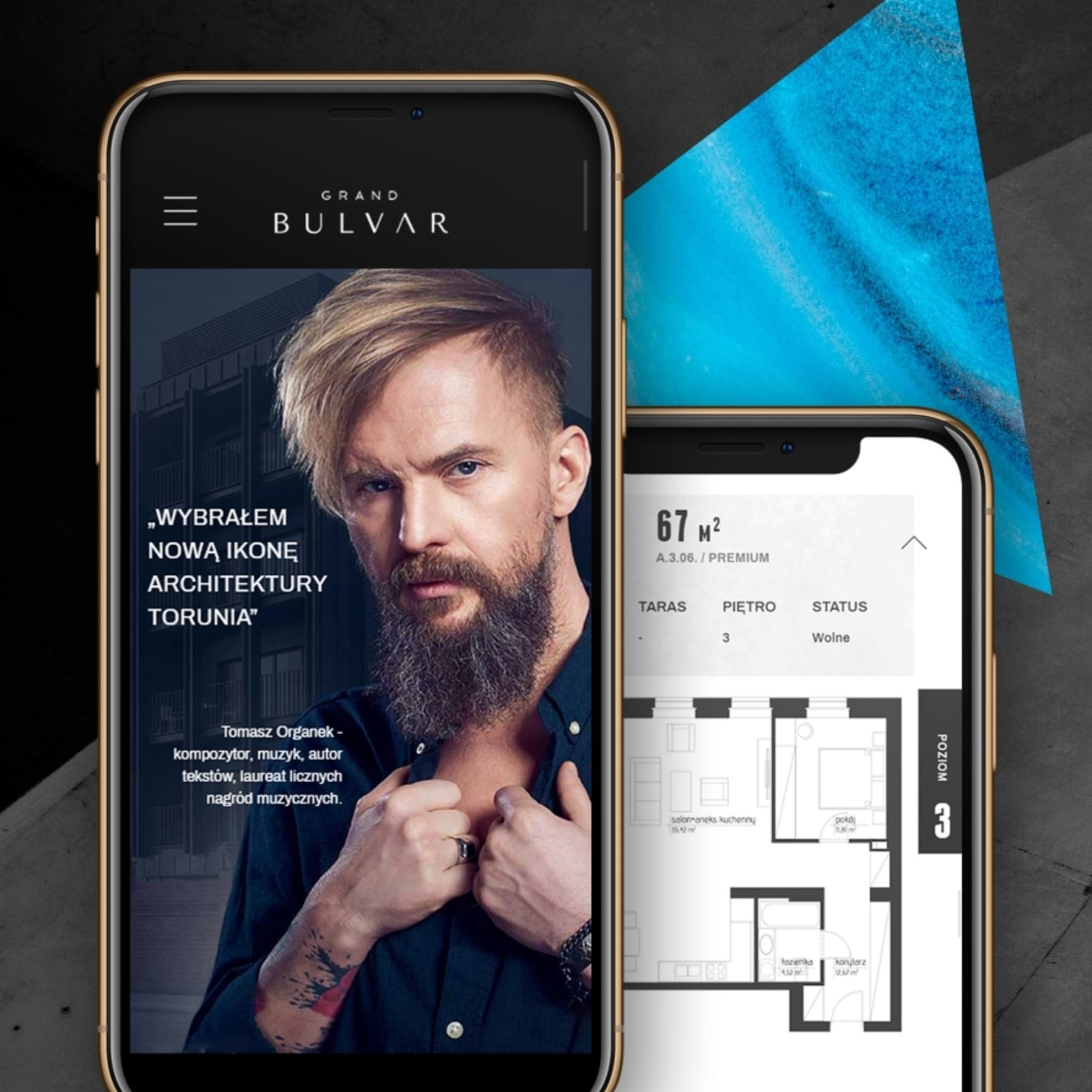 Strona internetowa Rockfield Development – projekt mobile first