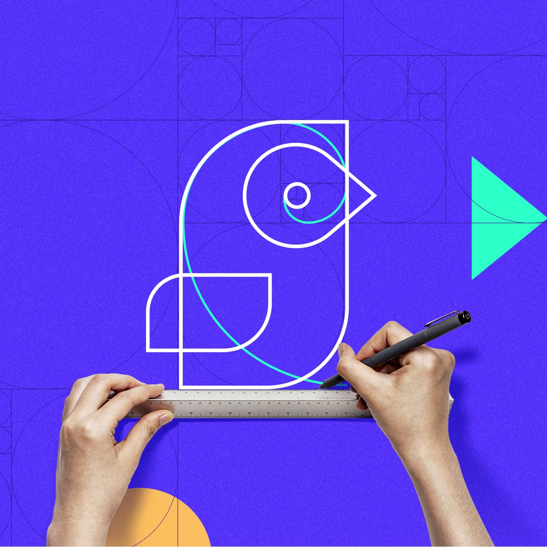 Proces projektowania logo Skillfy – motyw sowy i złoty podział