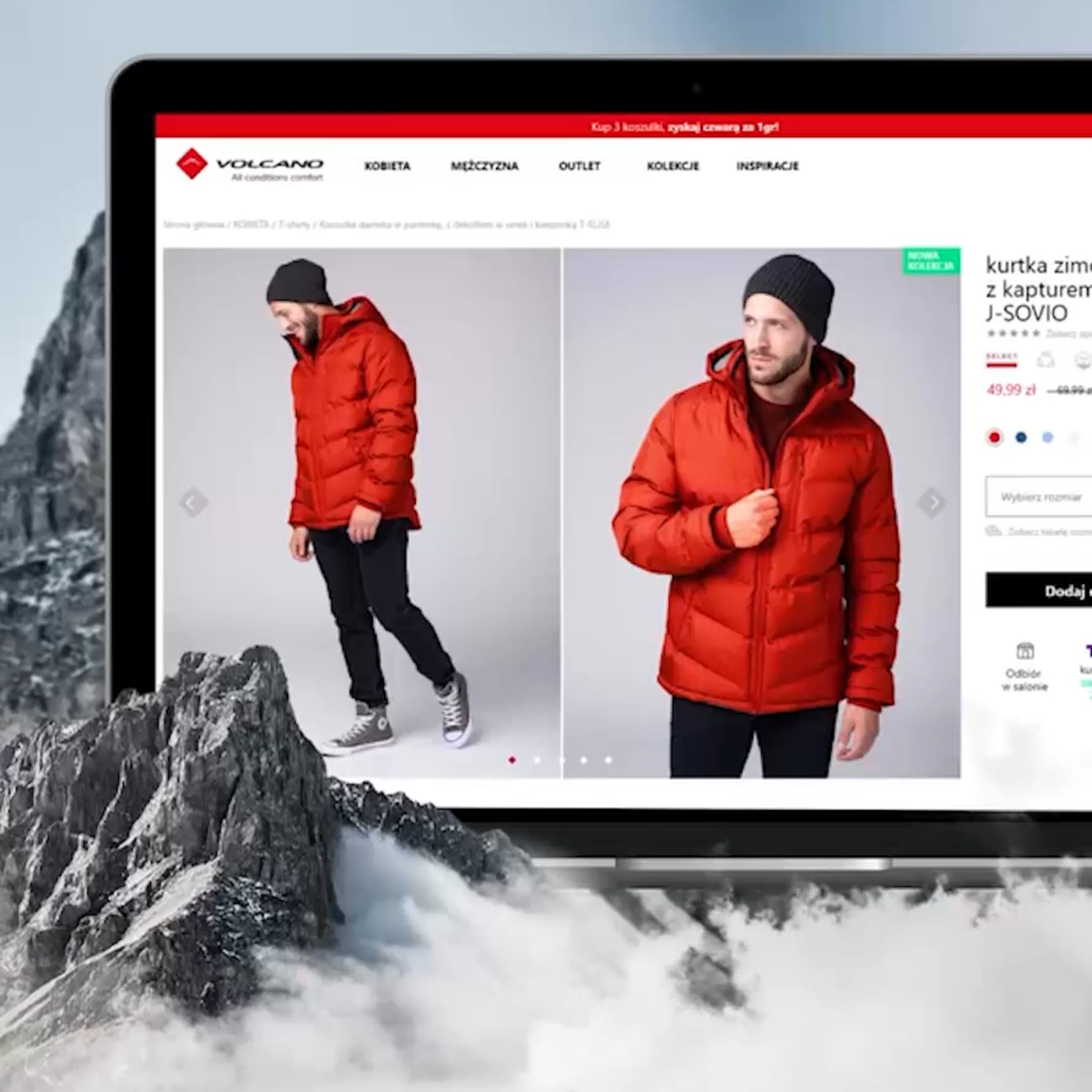 Volcano online shop – e-commerce for the fashion industry on Magento 2