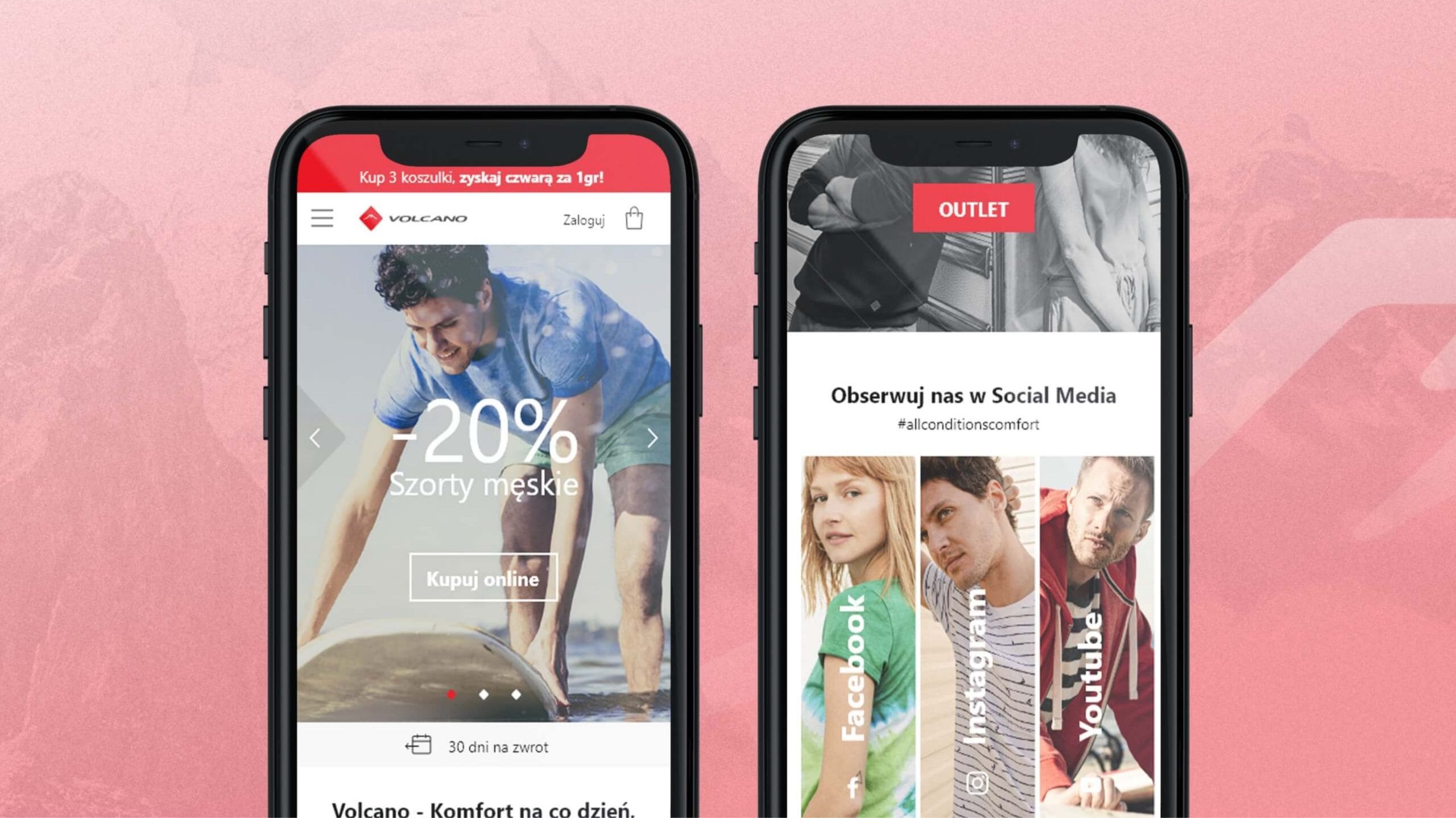 Sklep internetowy Volcano – e-commerce dla branży modowej na Magento 2