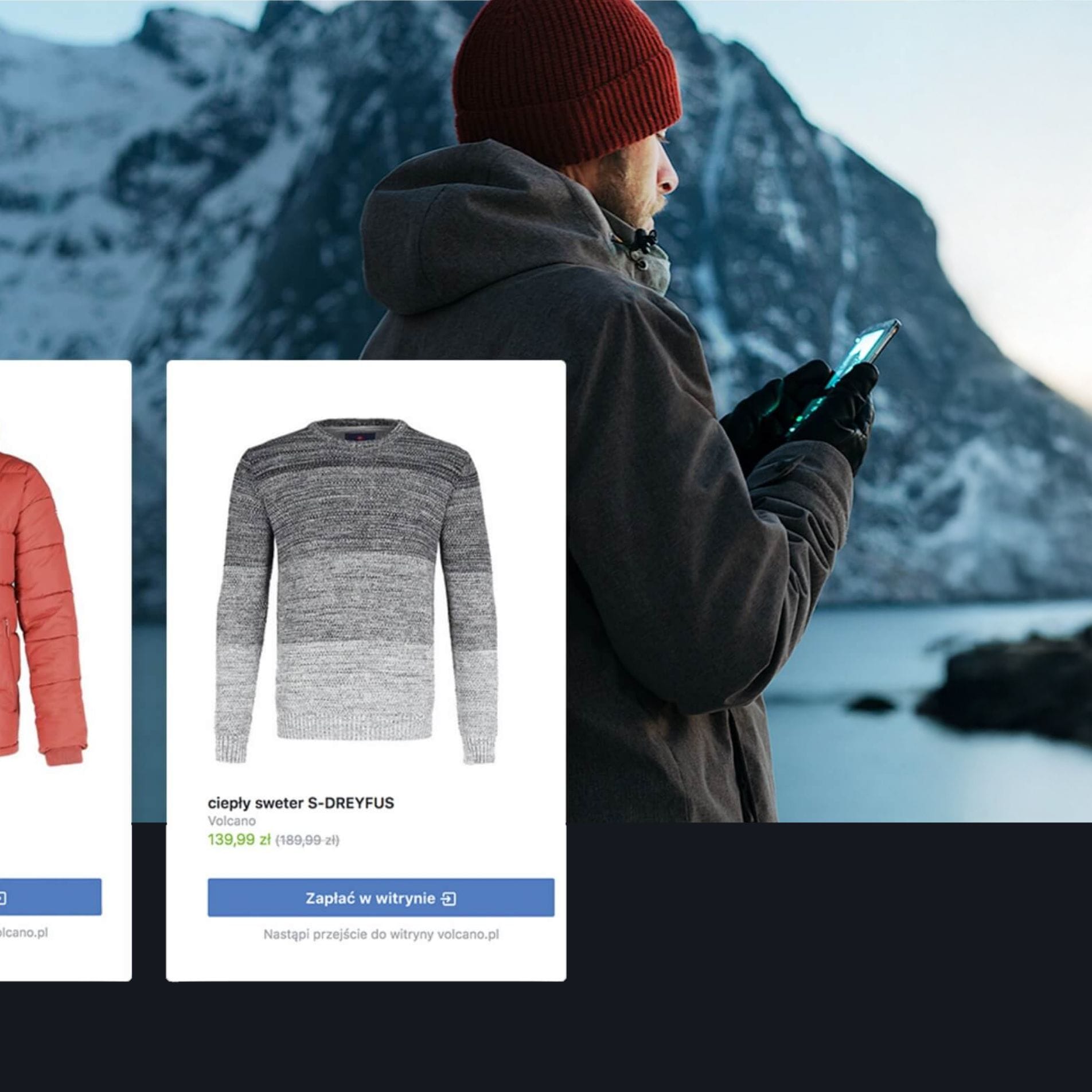 Katalog produktów Volcano w Facebook Product Feed
