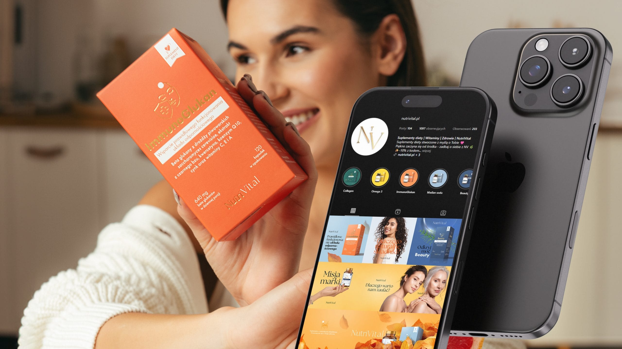 Materiały promocyjne marki NutriVital